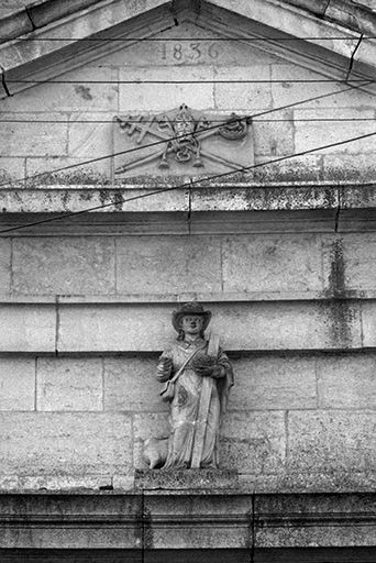 Vue d'ensemble avec cartouche. © Yves Sancey / Région Bourgogne-Franche-Comté, Inventaire du patrimoine - 1975
