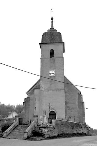 Façade antérieure. © Yves Sancey / Région Bourgogne-Franche-Comté, Inventaire du patrimoine - 1975