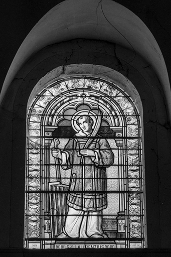 Baie 6 : saint Laurent. © Jean-Luc Ligier / Région Bourgogne-Franche-Comté, Inventaire du patrimoine - 1981