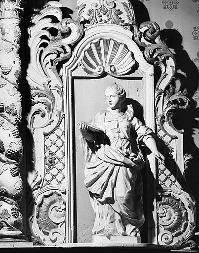 Sainte Agathe (?). © Yves Sancey / Région Bourgogne-Franche-Comté, Inventaire du patrimoine - 1982