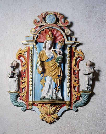 Vierge à l'Enfant. © Yves Sancey / Région Bourgogne-Franche-Comté, Inventaire du patrimoine - 1982