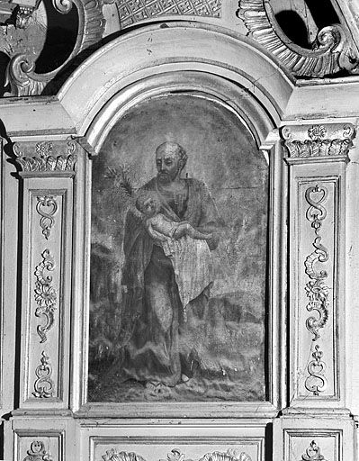 Tableau : saint Joseph. © Yves Sancey / Région Bourgogne-Franche-Comté, Inventaire du patrimoine - 1982