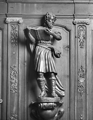 Saint Matthieu. © Yves Sancey / Région Bourgogne-Franche-Comté, Inventaire du patrimoine - 1982