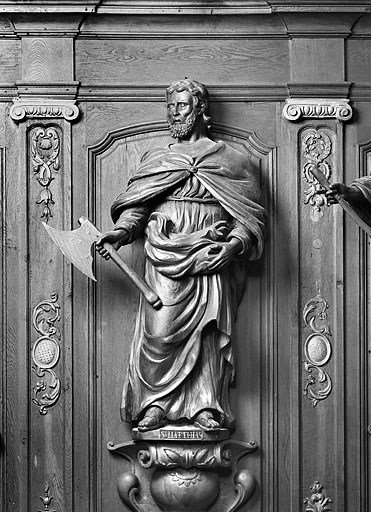 Saint Mathias. © Yves Sancey / Région Bourgogne-Franche-Comté, Inventaire du patrimoine - 1982