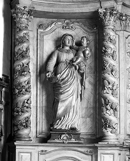 Vierge à l'Enfant. © Yves Sancey / Région Bourgogne-Franche-Comté, Inventaire du patrimoine - 1982
