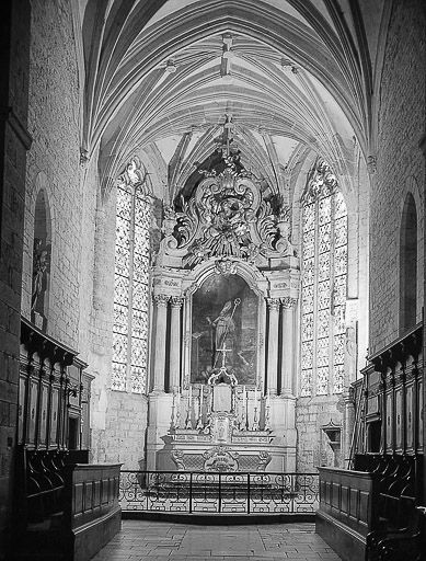 Autel-retable : vue d'ensemble. © Yves Sancey / Région Bourgogne-Franche-Comté, Inventaire du patrimoine - 1982