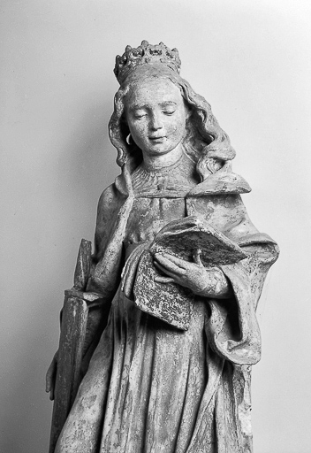 Détail : buste. © Yves Sancey / Région Bourgogne-Franche-Comté, Inventaire du patrimoine - 1982