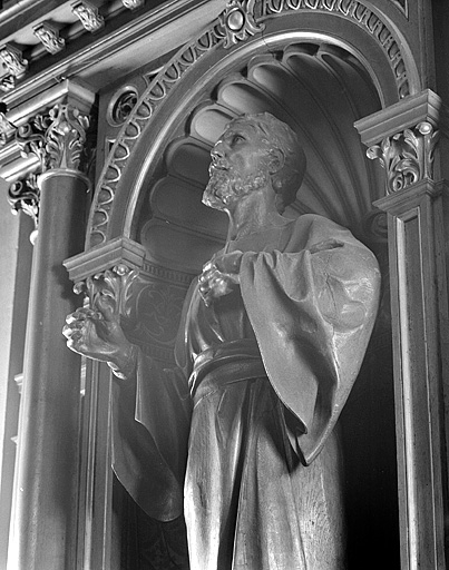 Détail, trois quarts droit. © Jérôme Mongreville / Région Bourgogne-Franche-Comté, Inventaire du patrimoine - 1987