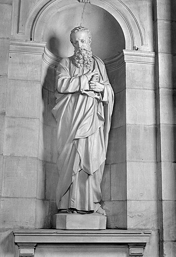 Saint Paul, face. © Jérôme Mongreville / Région Bourgogne-Franche-Comté, Inventaire du patrimoine - 1987