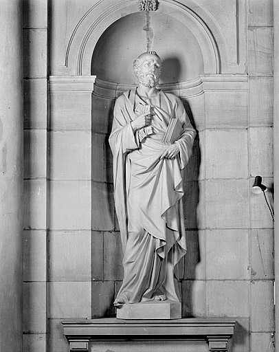 Saint Pierre, face. © Jérôme Mongreville / Région Bourgogne-Franche-Comté, Inventaire du patrimoine - 1987