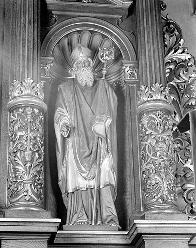 Saint Claude, face. © Jérôme Mongreville / Région Bourgogne-Franche-Comté, Inventaire du patrimoine - 1987