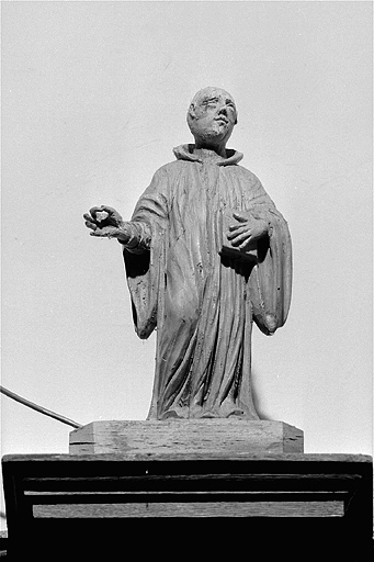 Moine : saint Bruno (?). © Yves Sancey / Région Bourgogne-Franche-Comté, Inventaire du patrimoine - 1996