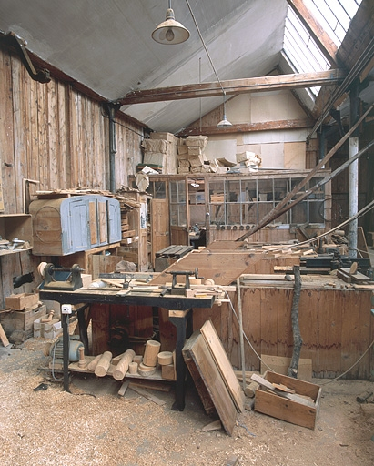Vue d'ensemble de l'atelier depuis l'est. © Yves Sancey / Région Bourgogne-Franche-Comté, Inventaire du patrimoine - 2002