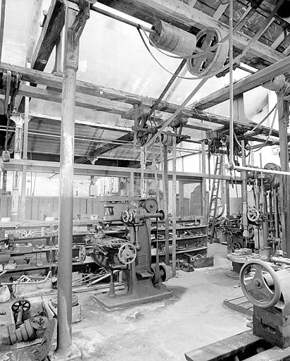 Vue d'ensemble avec le système de transmission. © Yves Sancey / Région Bourgogne-Franche-Comté, Inventaire du patrimoine - 2002