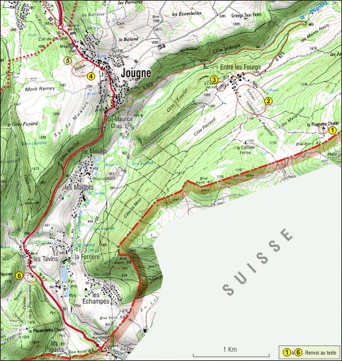 ensemble station de sports d'hiver © André Céréza / SCAN 25  IGN - 2008, Licence n° 2008CISE29-68 - 2011