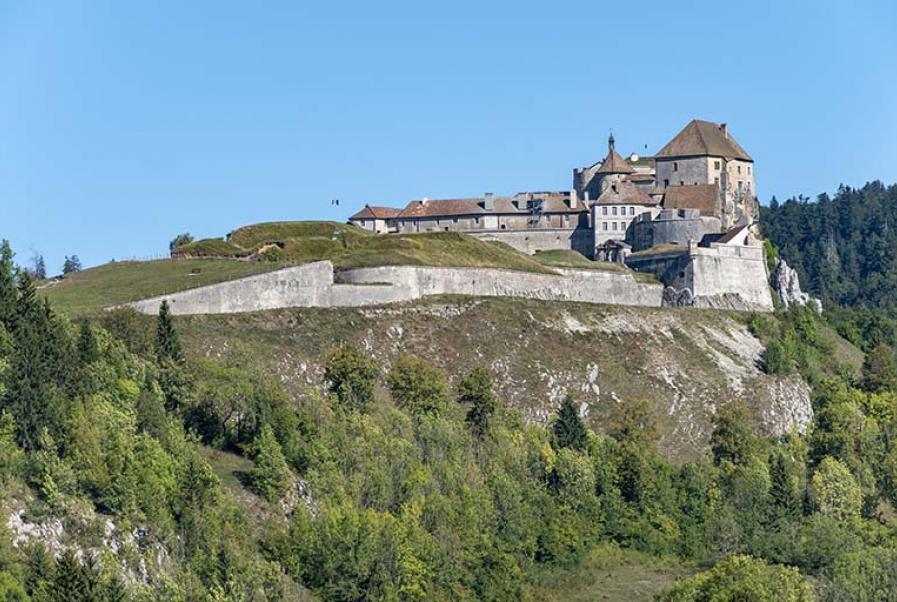 La Cluse-et-Mijoux (25) : fort de Joux © phot. J. Mongreville / Région Bourgogne-Franche-Comté, Inventaire du patrimoine, 2019