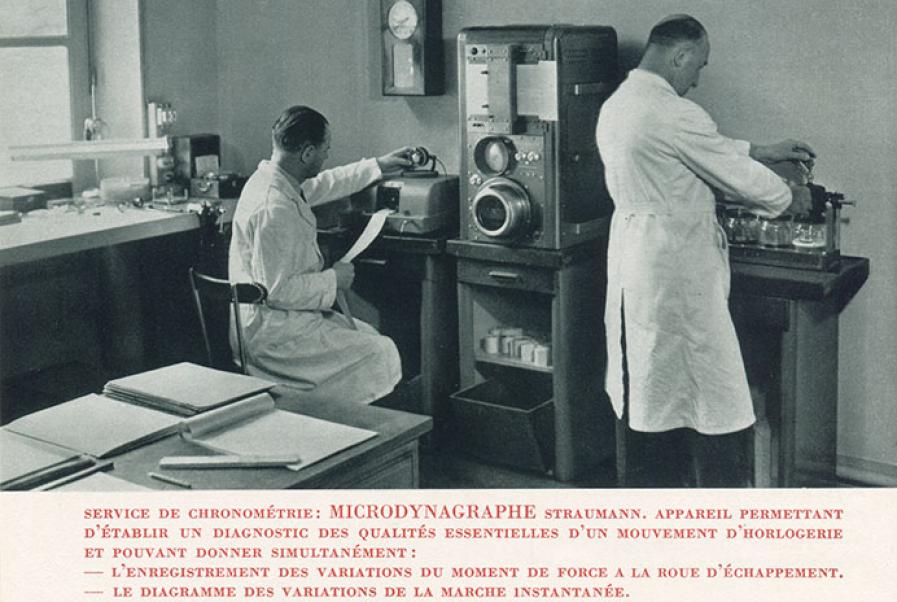 Besançon (25) : Centre technique de l'Industrie horlogère, service de chronométrie, phot. Meusy, 1955 © Région Bourgogne-Franche-Comté, Inventaire du patrimoine, 2022
