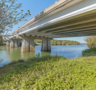 Glanon (21) : pont autoroutier sur l'A36 © phot. T. Kuntz / Région Bourgogne-Franche-Comté, Inventaire du patrimoine, 2017