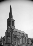 Vue d'ensemble de 3/4 droit. © Région Bourgogne-Franche-Comté, Inventaire du patrimoine