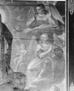 Détail des anges de partie droite. © Région Bourgogne-Franche-Comté, Inventaire du patrimoine