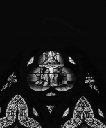 Détail du trilobe. © Région Bourgogne-Franche-Comté, Inventaire du patrimoine