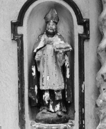 Détail : saint évêque. © Région Bourgogne-Franche-Comté, Inventaire du patrimoine