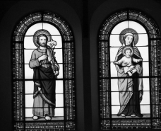 Saint Joseph et la Vierge à l'Enfant. © Région Bourgogne-Franche-Comté, Inventaire du patrimoine