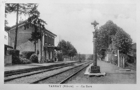 Gare © Région Bourgogne-Franche-Comté, Inventaire du patrimoine