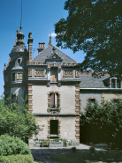 Façade postérieure du pavillon Desfontaines. © Région Bourgogne-Franche-Comté, Inventaire du patrimoine