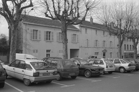Façade antérieure du presbytère, vue de l'est. © Région Bourgogne-Franche-Comté, Inventaire du patrimoine