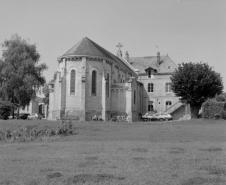 Chapelle, le chevet vue oblique. © Région Bourgogne-Franche-Comté, Inventaire du patrimoine