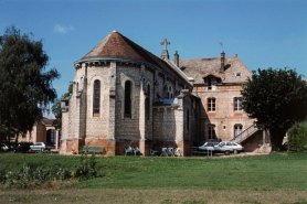 Chapelle, le chevet vue oblique. © Région Bourgogne-Franche-Comté, Inventaire du patrimoine