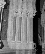Chapelle, série de colonnettes bas-côté droit. © Région Bourgogne-Franche-Comté, Inventaire du patrimoine