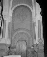 Chapelle, mur du transept droit. © Région Bourgogne-Franche-Comté, Inventaire du patrimoine