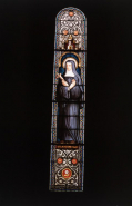 Verrière : sainte Jeanne de Chantal, vue d'ensemble. © Région Bourgogne-Franche-Comté, Inventaire du patrimoine