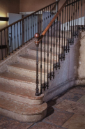 Escalier principal. © Région Bourgogne-Franche-Comté, Inventaire du patrimoine