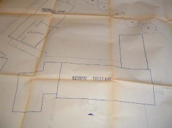 Plan masse du bâtiment existant et du bâtiment à construire, 2e moitié du 20e siècle (1966-1967 ?) (archives de l'établissement). © Région Bourgogne-Franche-Comté, Inventaire du patrimoine