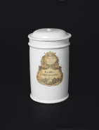 Vue d'un vase avec couvercle. © Région Bourgogne-Franche-Comté, Inventaire du patrimoine