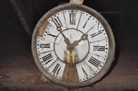 Cadran de l'ancienne horloge. © Région Bourgogne-Franche-Comté, Inventaire du patrimoine