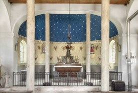 Vue rapprochée du choeur. © Région Bourgogne-Franche-Comté, Inventaire du patrimoine