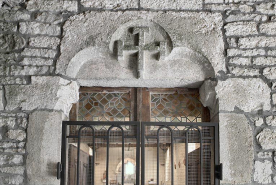 Tympan du portail. © Région Bourgogne-Franche-Comté, Inventaire du patrimoine