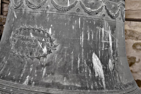 Détail, marque du fondeur. © Région Bourgogne-Franche-Comté, Inventaire du patrimoine