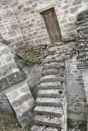 Escalier d'accès au clocher. © Région Bourgogne-Franche-Comté, Inventaire du patrimoine