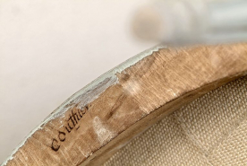 Détail de l'inscription. © Région Bourgogne-Franche-Comté, Inventaire du patrimoine