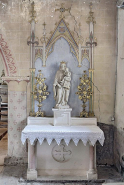 Vue d'ensemble de l'autel de la Vierge. © Région Bourgogne-Franche-Comté, Inventaire du patrimoine