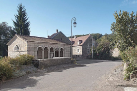 Vue d'ensemble depuis le pont. © Région Bourgogne-Franche-Comté, Inventaire du patrimoine