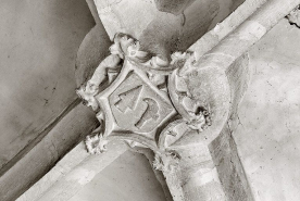 Clef de voûte du choeur. © Région Bourgogne-Franche-Comté, Inventaire du patrimoine