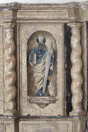 Statuette du tabernacle : saint Paul. © Région Bourgogne-Franche-Comté, Inventaire du patrimoine