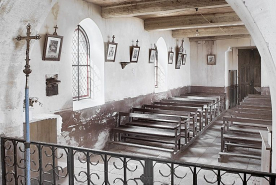 Vue d'ensemble prise du choeur. © Région Bourgogne-Franche-Comté, Inventaire du patrimoine