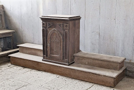 Tabernacle et gradins. © Région Bourgogne-Franche-Comté, Inventaire du patrimoine